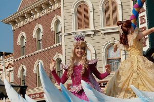 Hong Kong Disneyland Disney Princesses Flights of Fantasy Parade Princess Aurora Sleeping Beauty