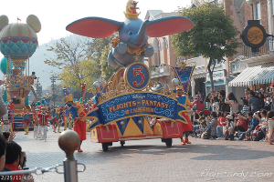Hong Kong Disneyland Flights of Fantasy Parade Dumbo