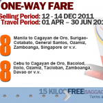 AirPhil Express promo seat sale 2012